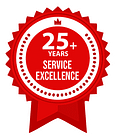 25 years service excellence award