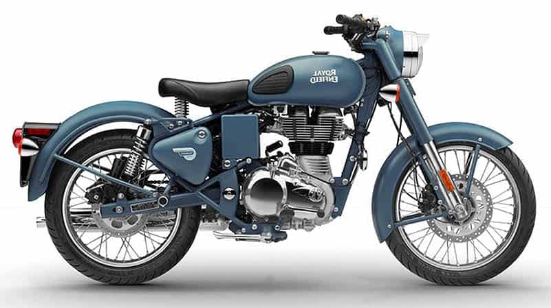 Cape Corporate Tours Royal Enfield Motorcycle Rentals Classic Squadron Blue 500 cc